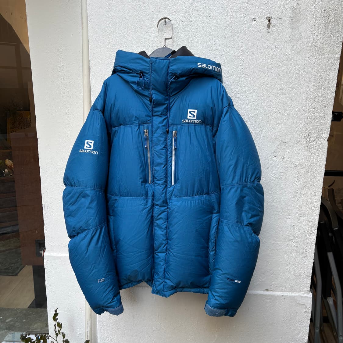 살로몬 클리마 윈드 알래스카 헤비 다운 블루 자켓(700필파워) 상품이미지2