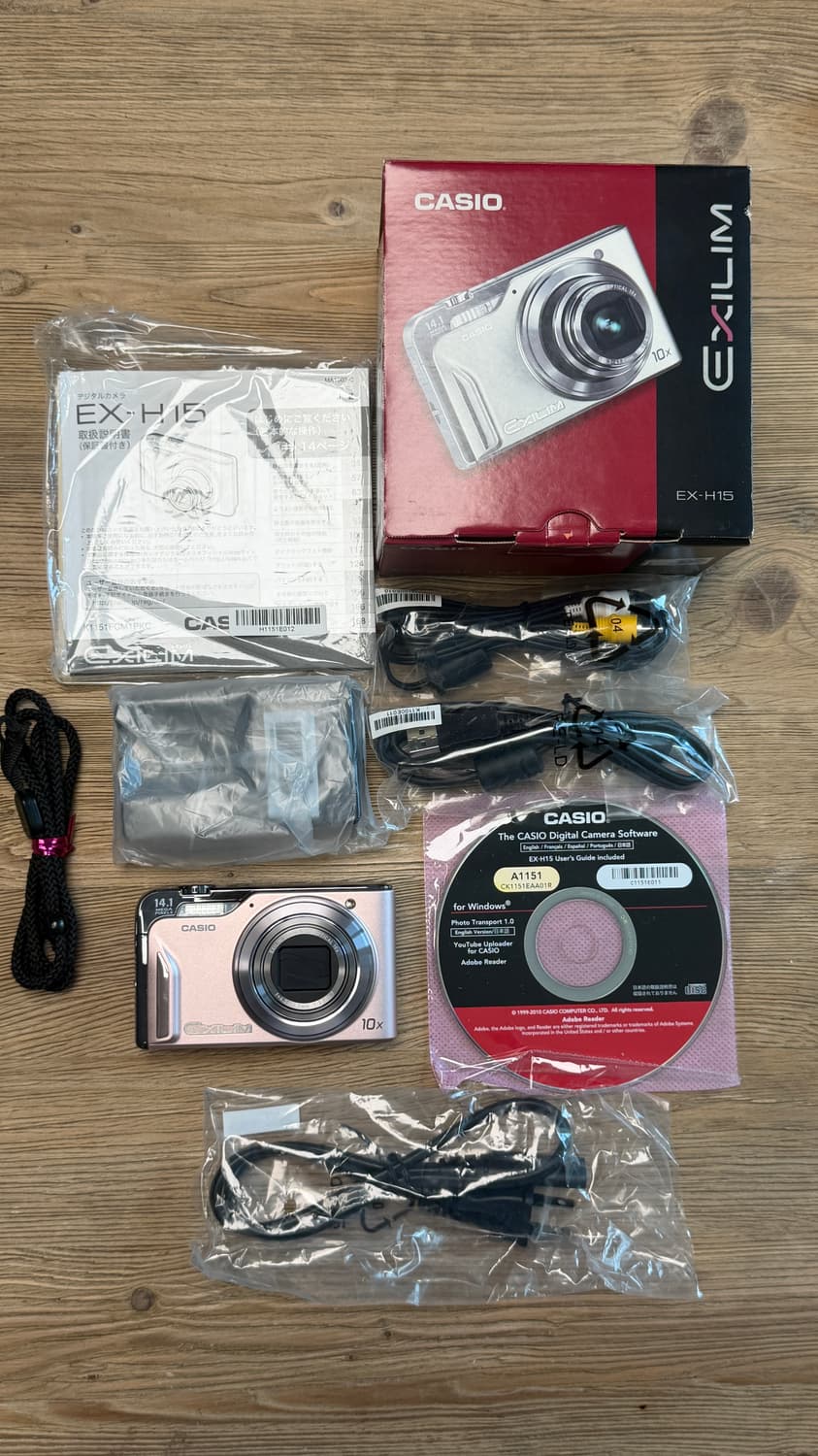 (민트급) 카시오 엑슬림 h15 풀박스 (핑크) 상품이미지9