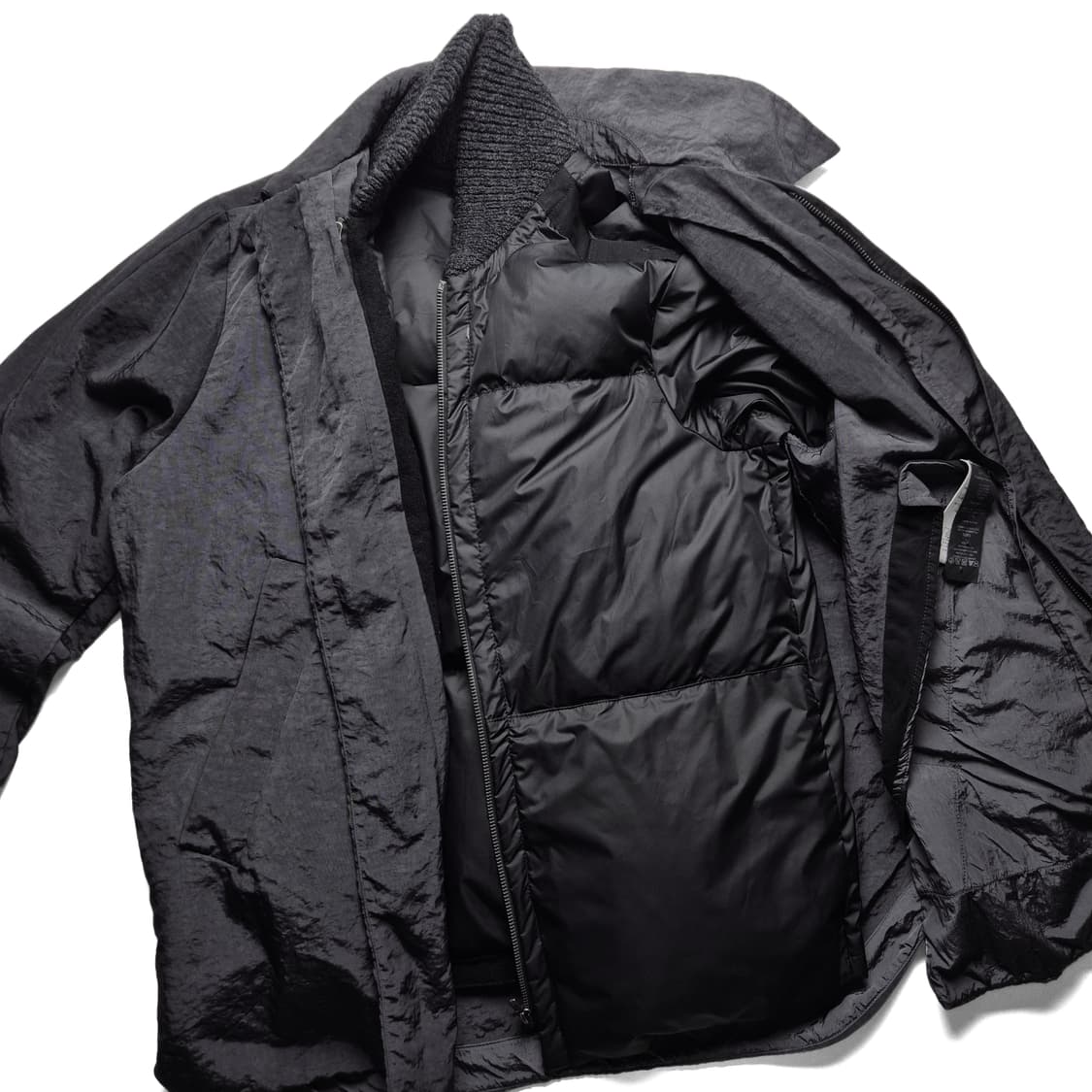 [105] 트랜짓 22FW 울 라이닝 패딩블루종 상품이미지8