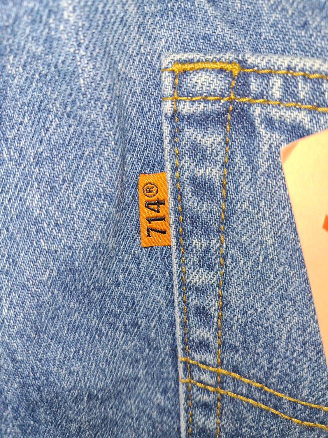 라브로스 714 오리지널핏 데님 라이트인디고 상품이미지4