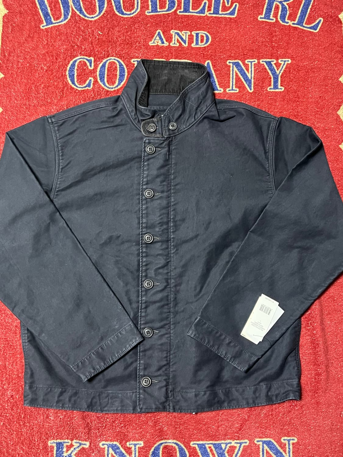 더블알엘 (RRL) 정글클로스 덱자켓 네이비  상품이미지2