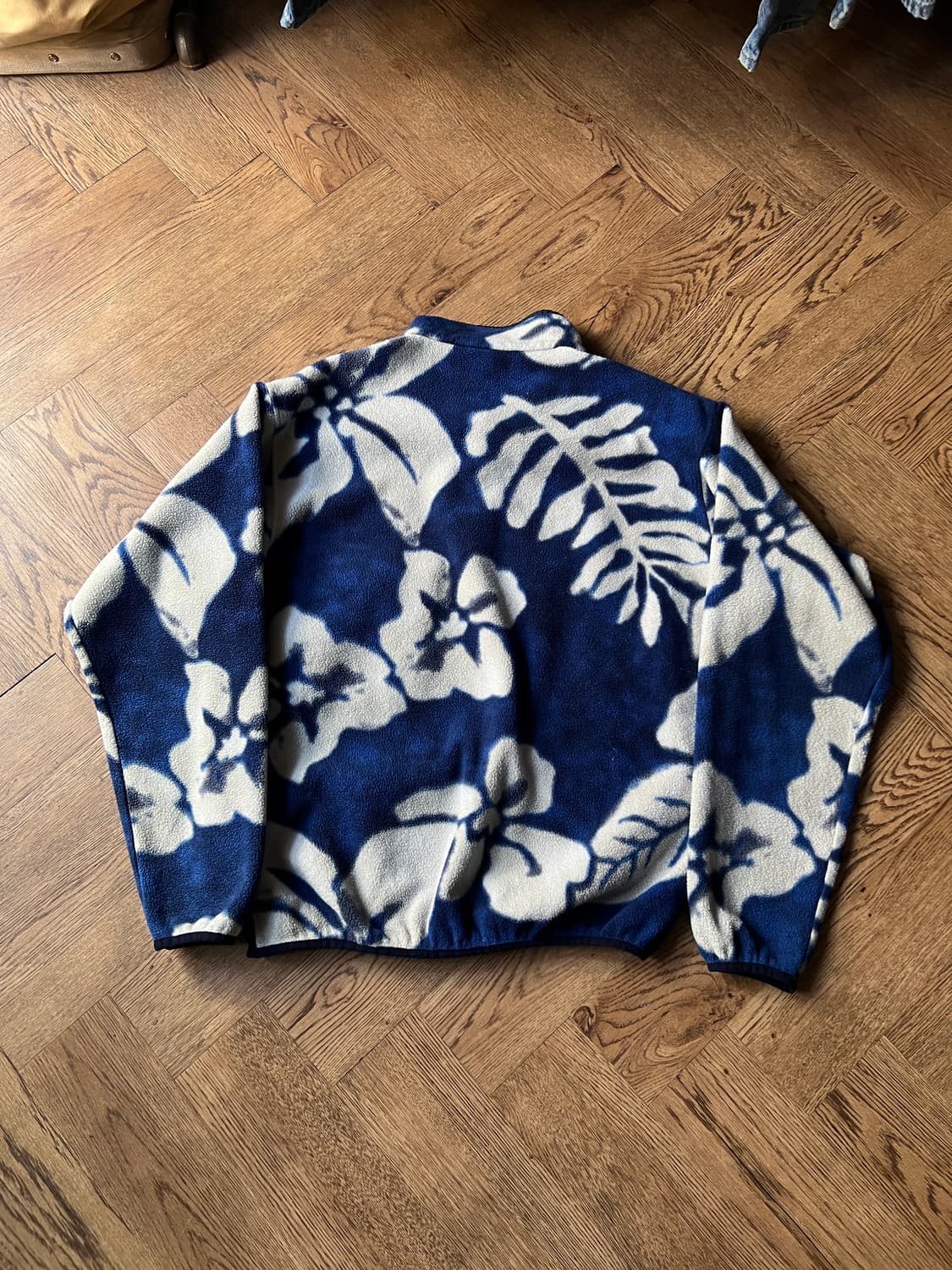 [M]파타고니아 신칠라 플라워 패턴 스냅 플리스 상품이미지7