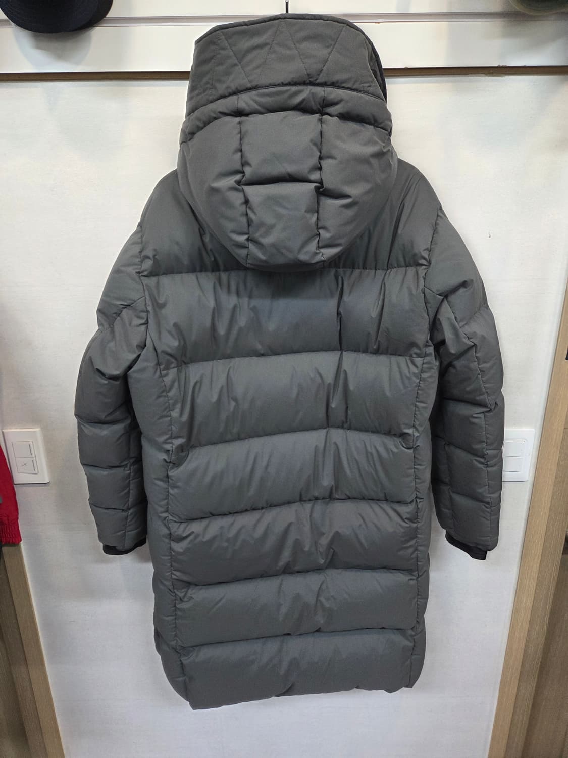 내셔널지오그래픽 엑스밴딩 롱패딩 차콜 xxl 상품이미지2