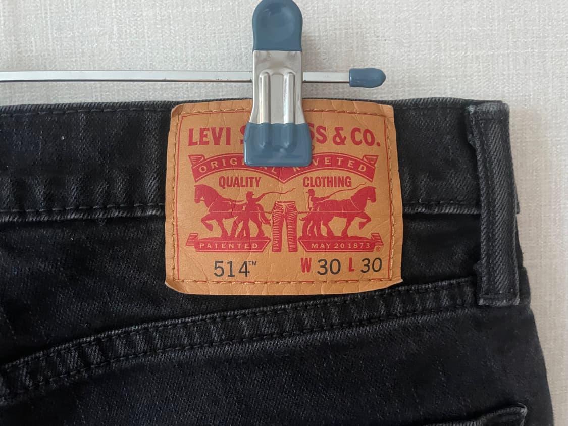 빈티지 리바이스 514 블랙진 상품이미지3