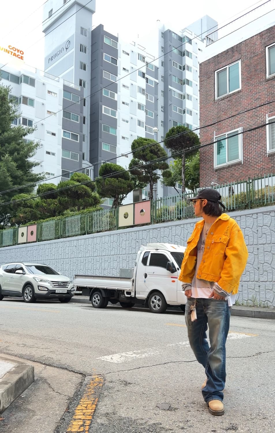 베르쉬카 옐로우 커스텀 데님 자켓 상품이미지6