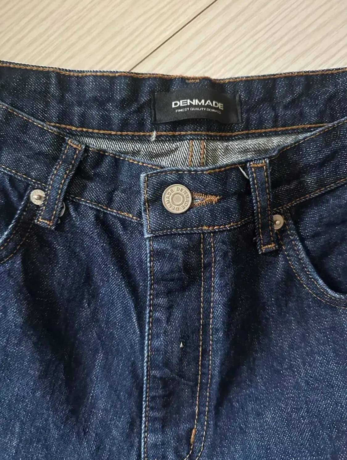 덴메이드 셀비지 와이드 데님 M 상품이미지4
