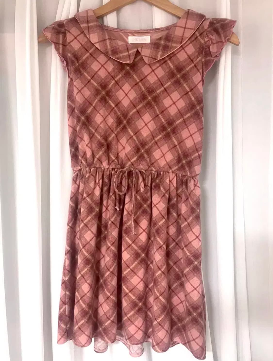 빈티지 리즈리사 히메갸루 딸기초코 체크 원피스 상품이미지2