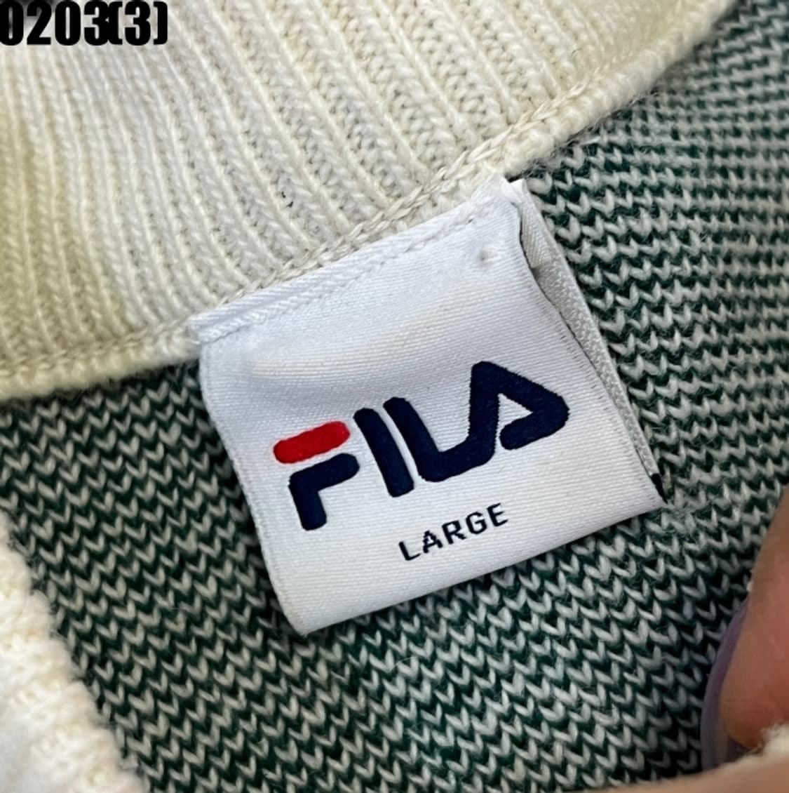 휠라 니트 스웨터 상품이미지4