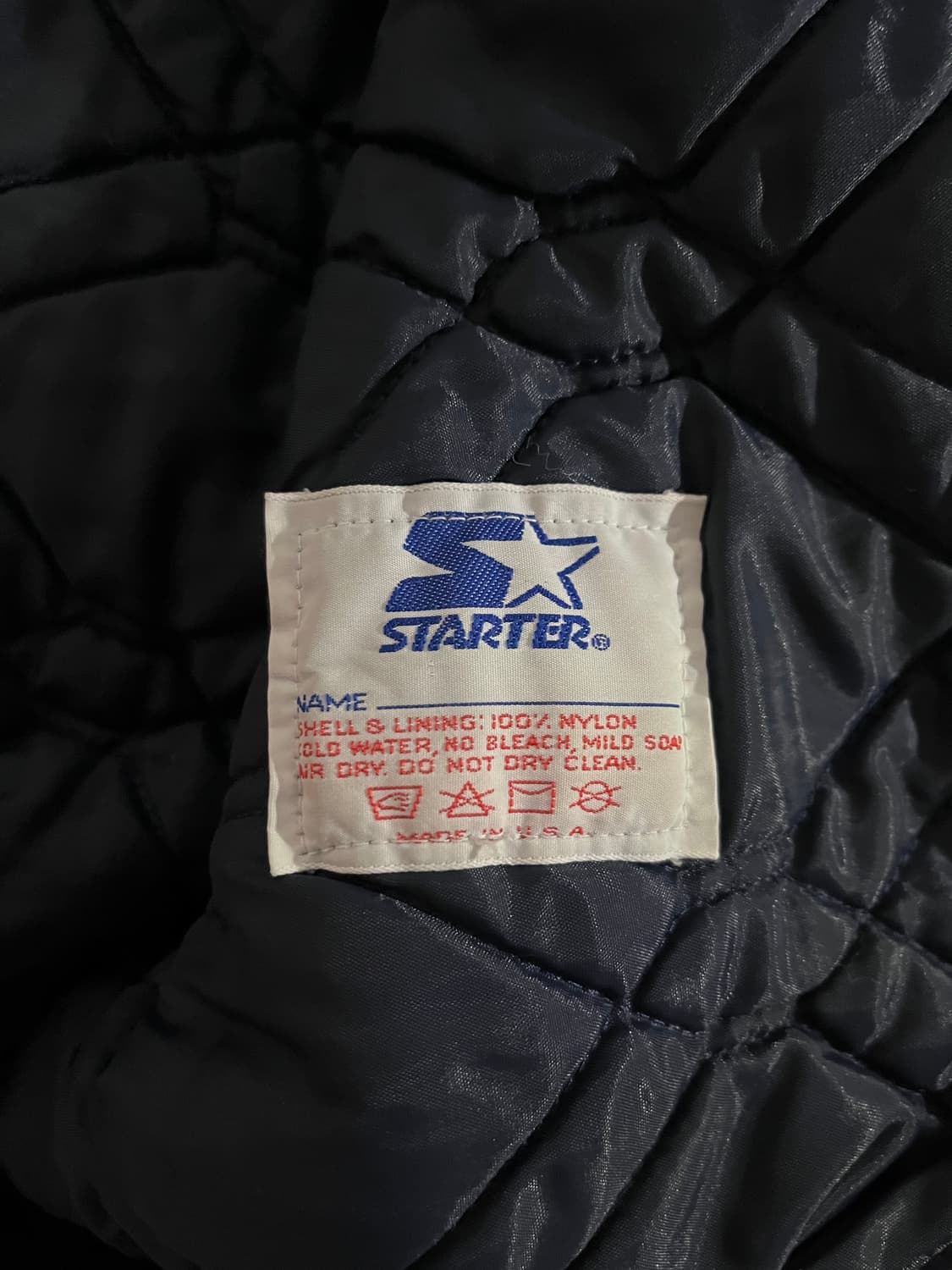 90s Made in USA 스타터 양키스 자켓 M 판매 상품이미지6
