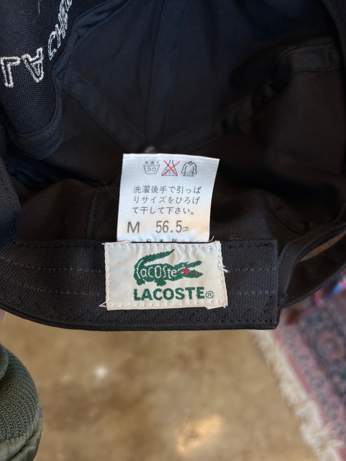 80s 슈미스 자수 라코스테 빈티지 캡 상품이미지5