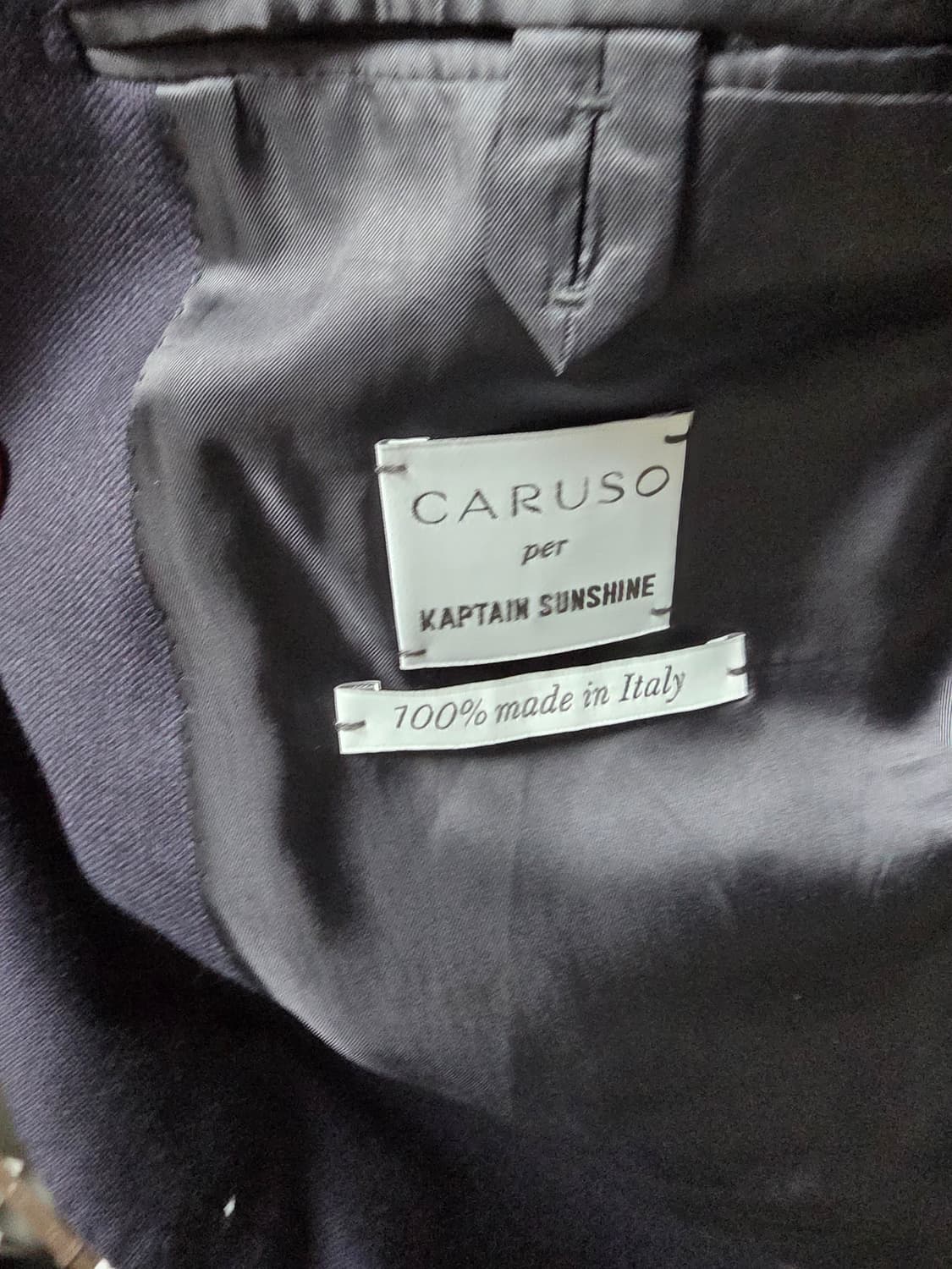 캡틴선샤인X카루소 더블브레스티드 가디건 자켓 상품이미지3