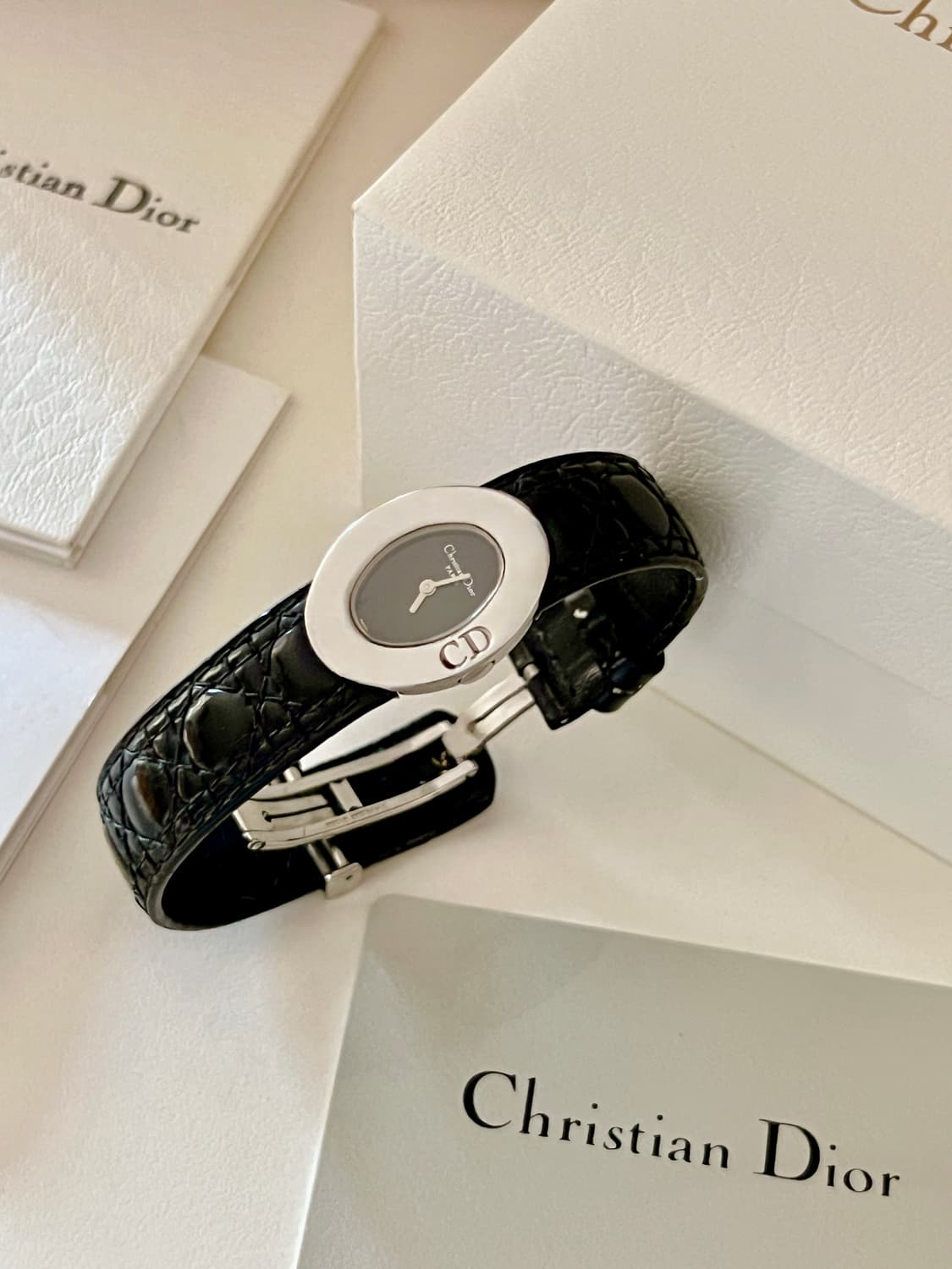 DIOR 레이디디올 까나쥬 스트랩 디올 시계 상품이미지9