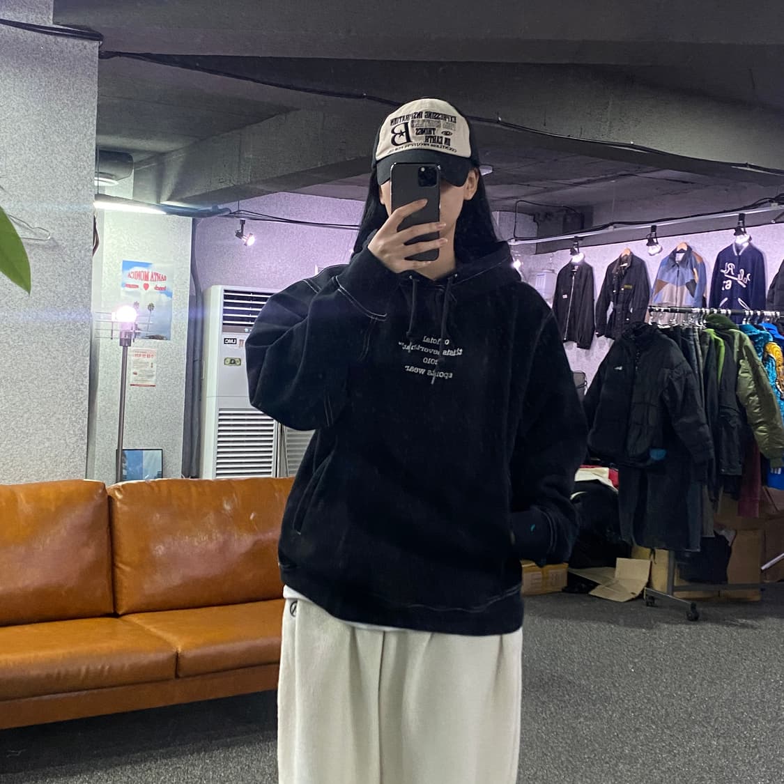 디스이즈네버댓 블랙 후드 티 B3121 상품이미지1