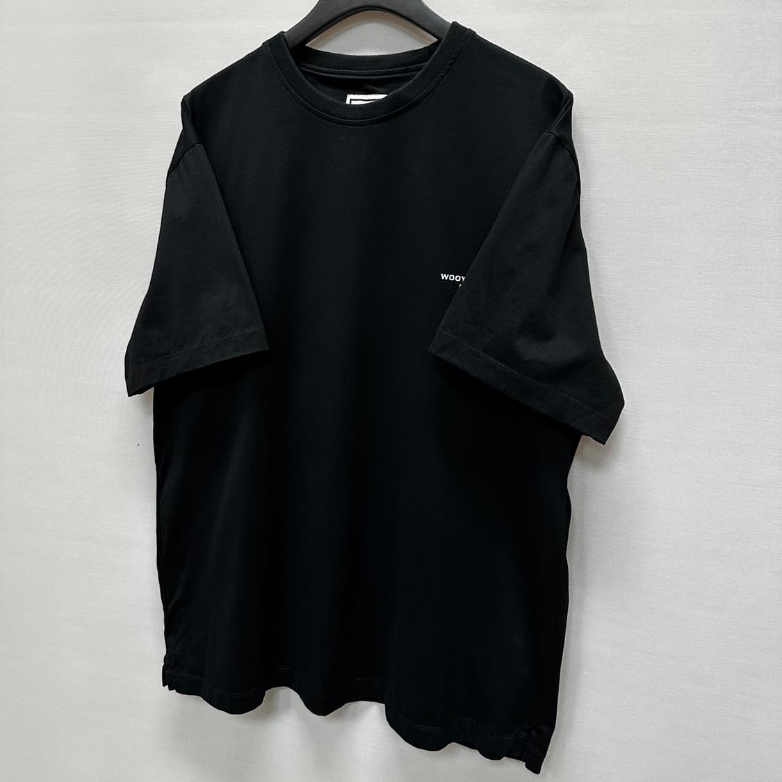 우영미 플라워 프린트 백로고 반팔티 (105) 상품이미지6