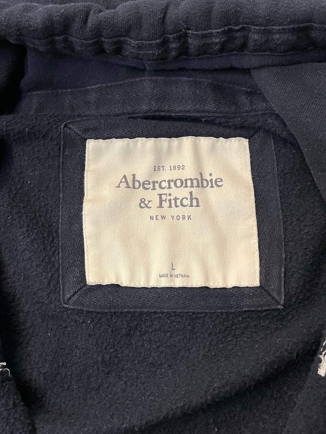 아베크롬비 후드집업 네이비 L #csz1924 상품이미지4