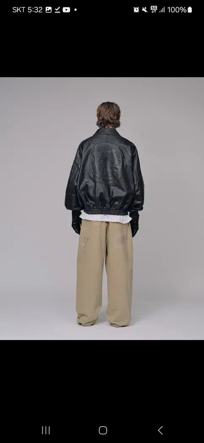stu hank 레더자켓 L 상품이미지6