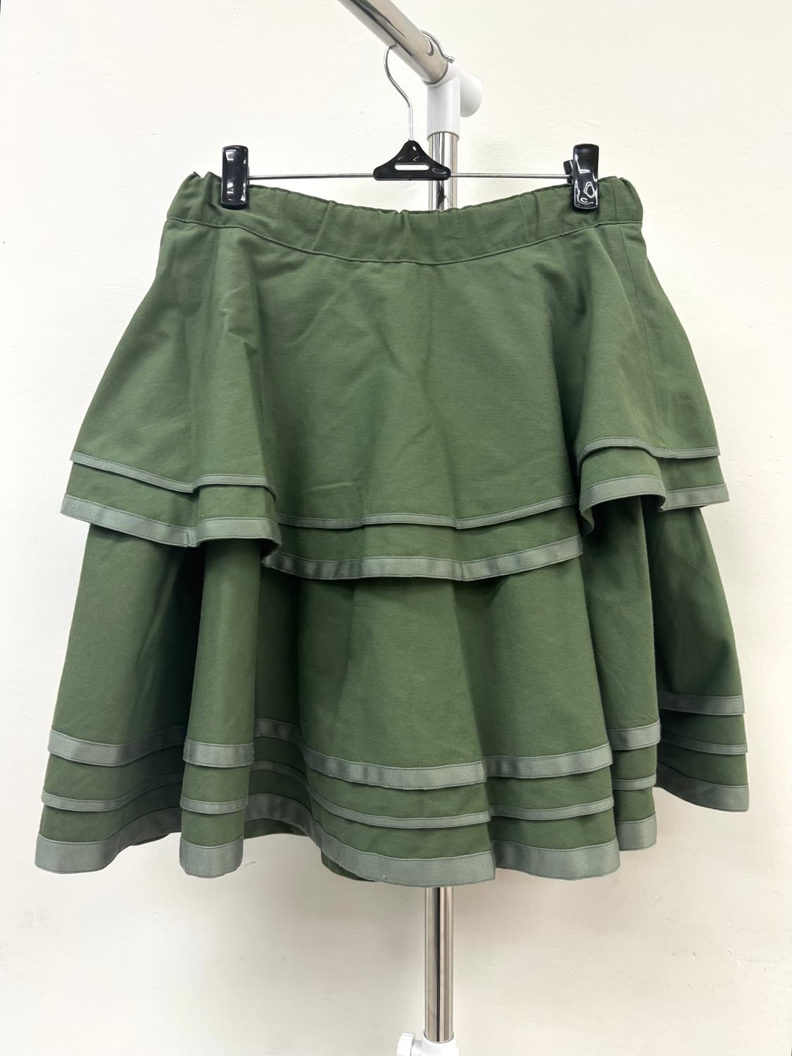 빈티지 그린 캉캉 스커트 상품이미지5