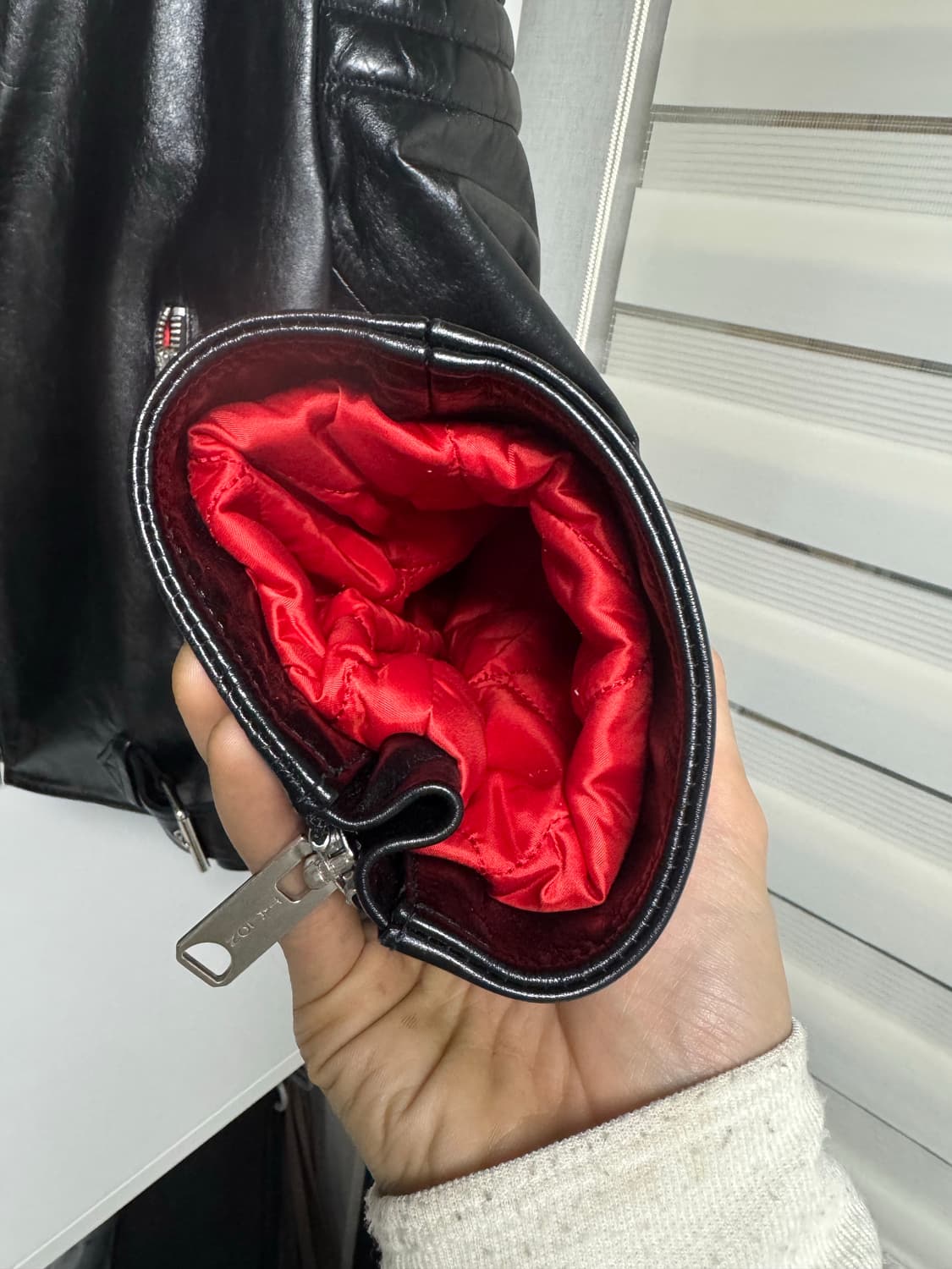 [L]렉토 레드라이너 레이서 레더 자켓 상품이미지4