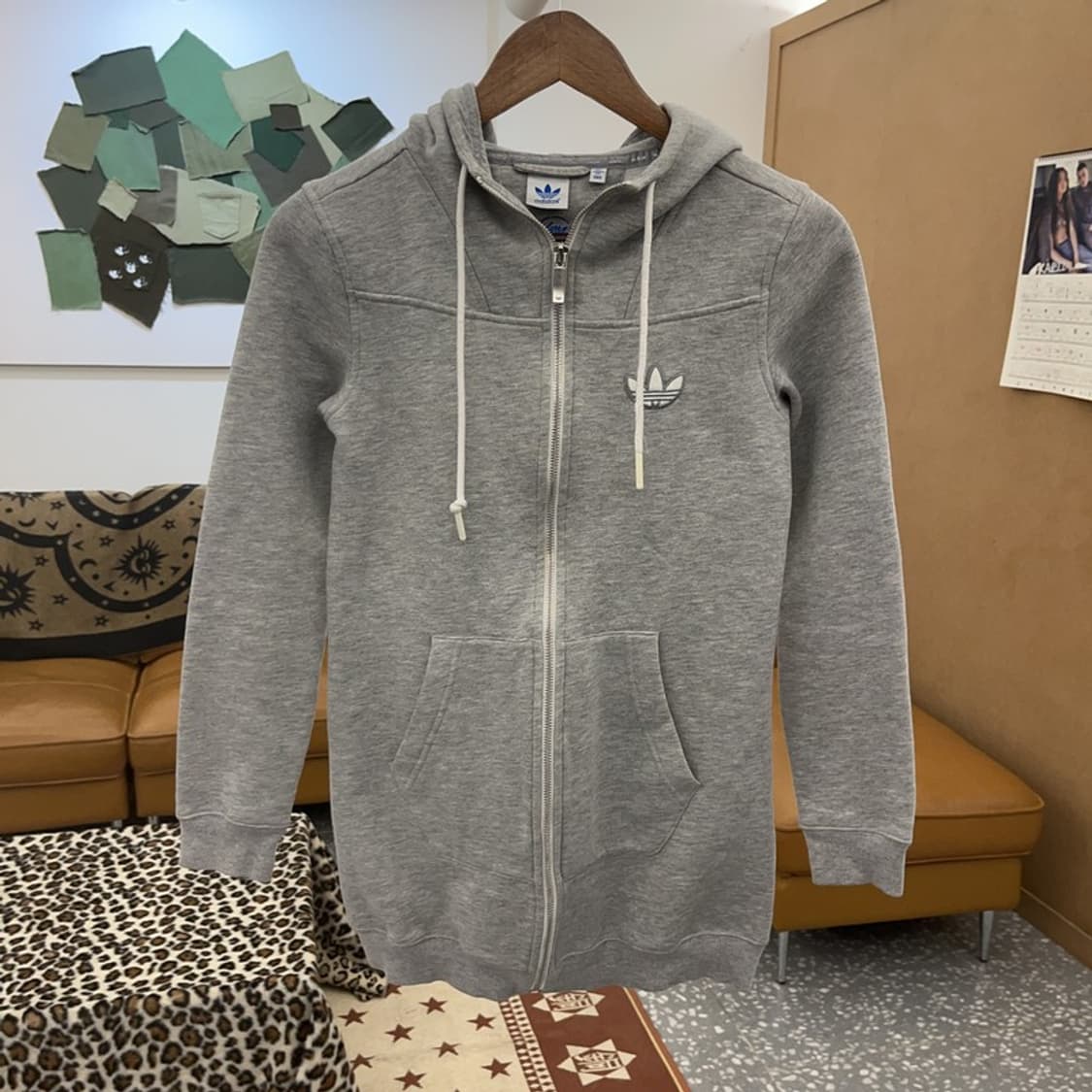 아디다스 파이어버드 슬림핏 롱 약기모 후드집업 85 C09472 상품이미지3