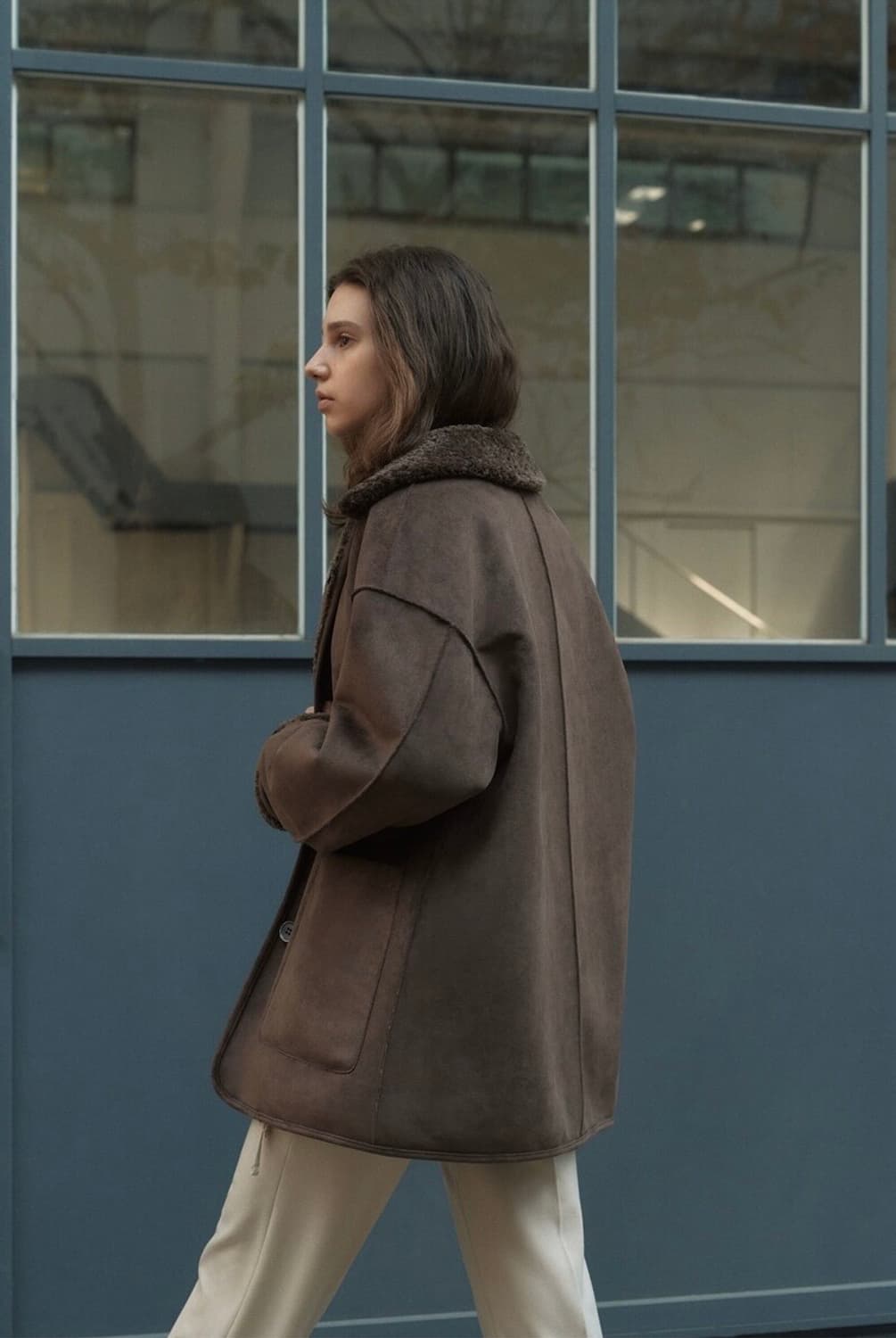 앤니즈 리버시블 시어링 자켓 Reversible shearling jac 상품이미지2