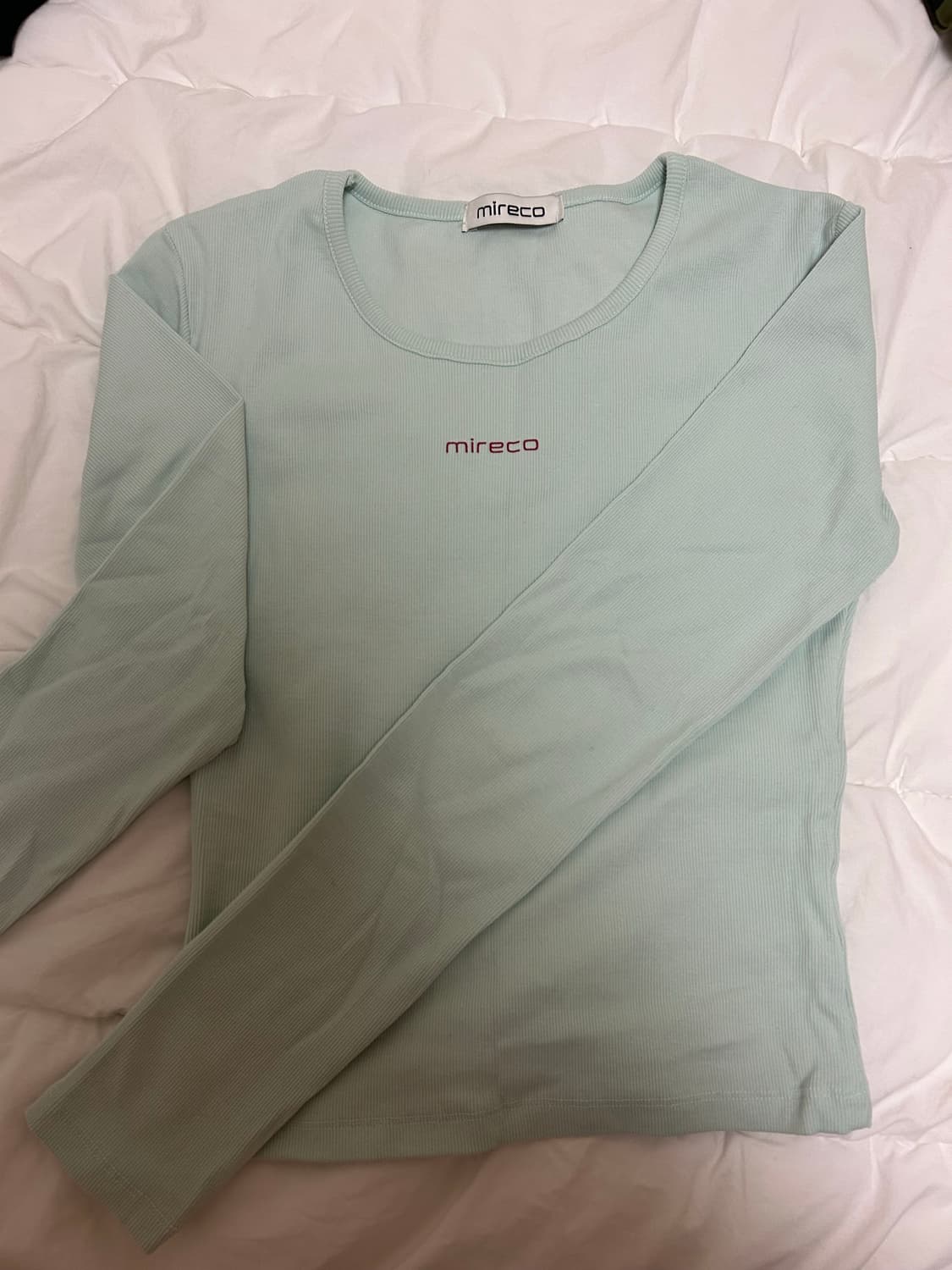 미레코 민트 반팔 상품이미지2