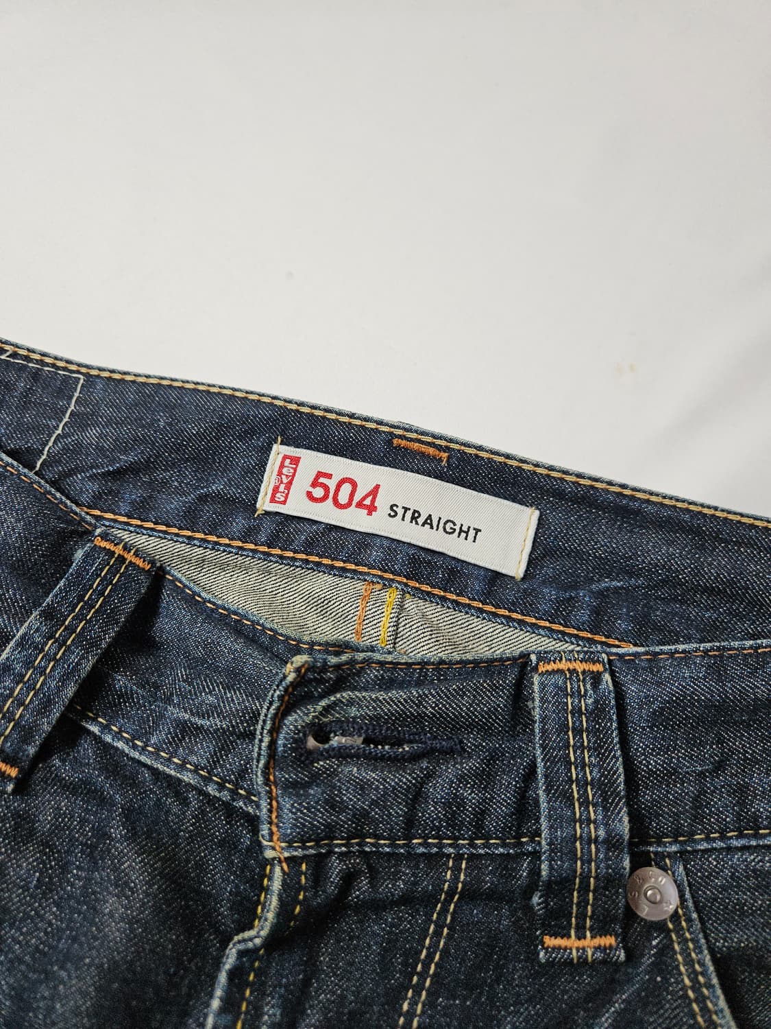 일본판 일본제 리바이스 504 워싱 데님팬츠 진 청바지 32 빈티지 상품이미지5