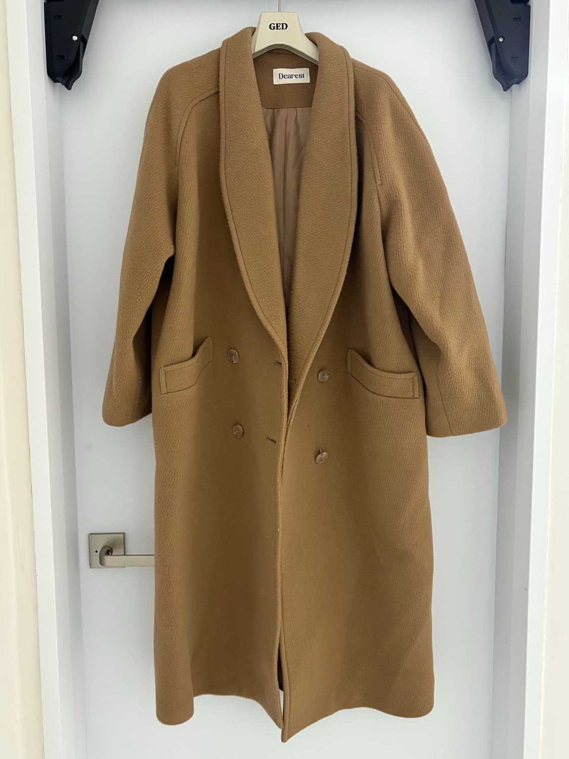 메이비베이비 디어리스트 hempstead 카멜 코트 메리노울 90% 상품이미지1