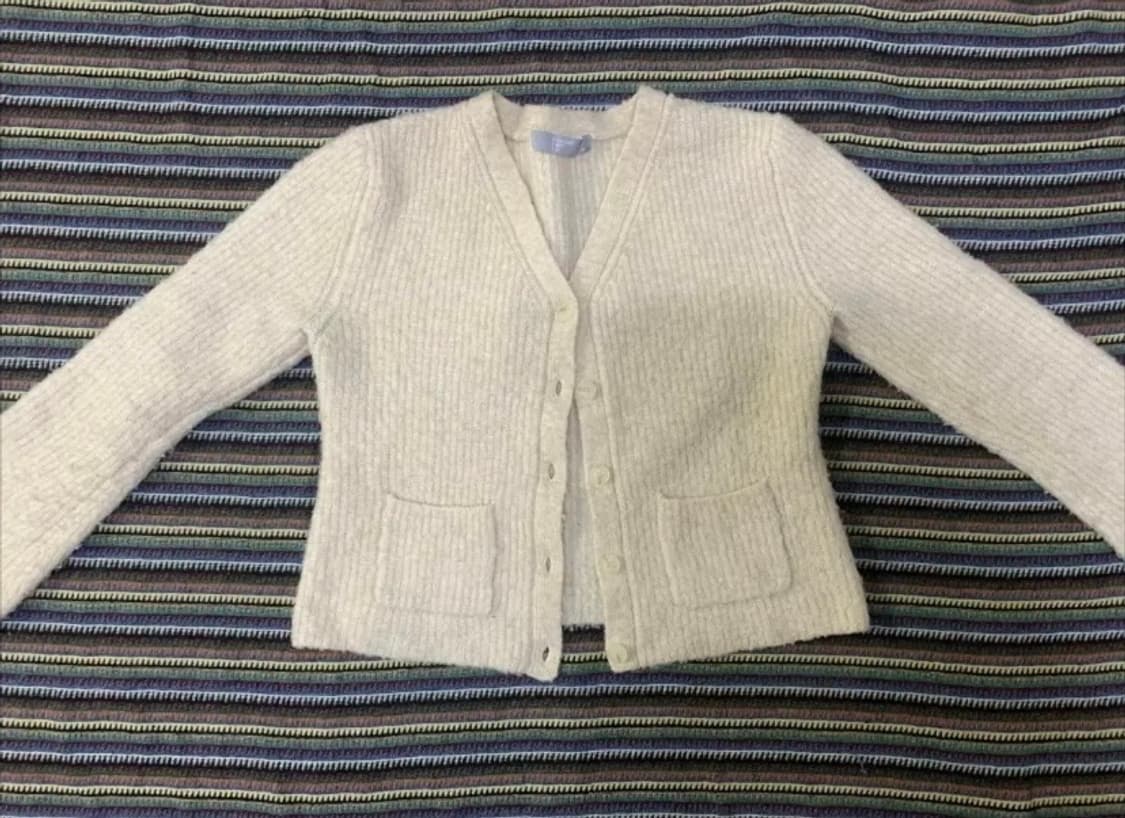 H&M 아이보리 가디건 상품이미지1