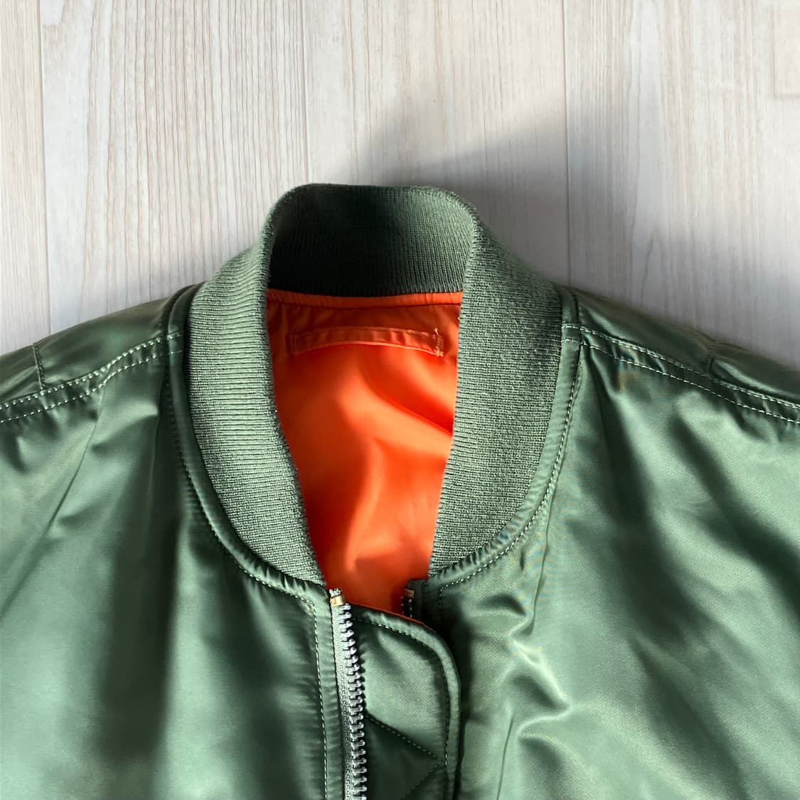 알파인더스트리 ma-1 세이지 M 레귤러핏 상품이미지4