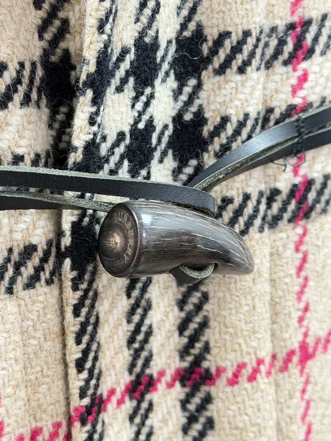 버버리 런던 노바체크 울 더플 코트 상품이미지8