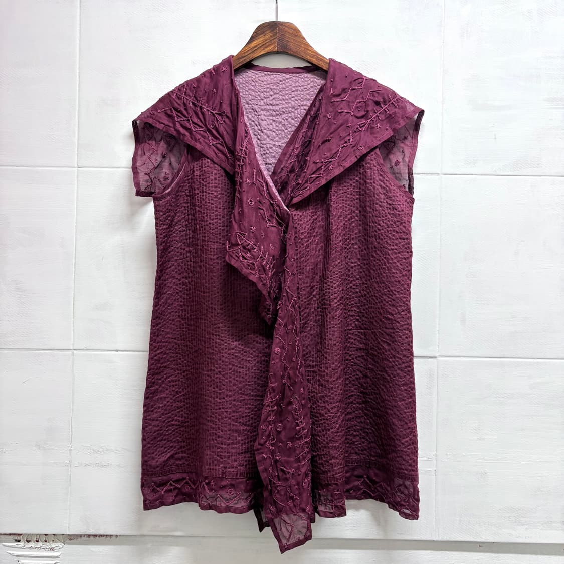 TSUMORI CHISATO 자수 페어리 블라우스 베스트 M JPN  상품이미지1