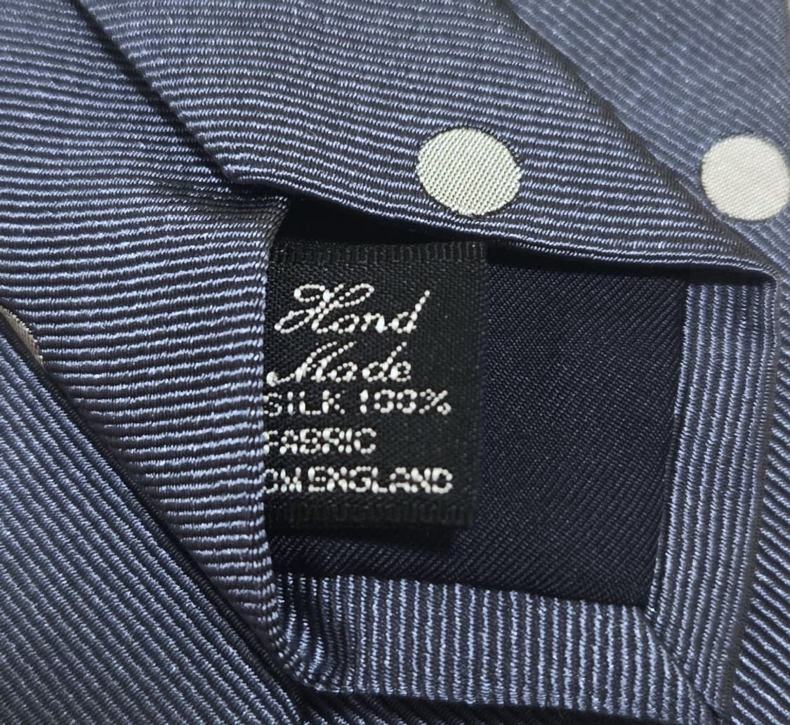 드레익스 빔즈 별주 실크 닷패턴 넥타이 상품이미지3