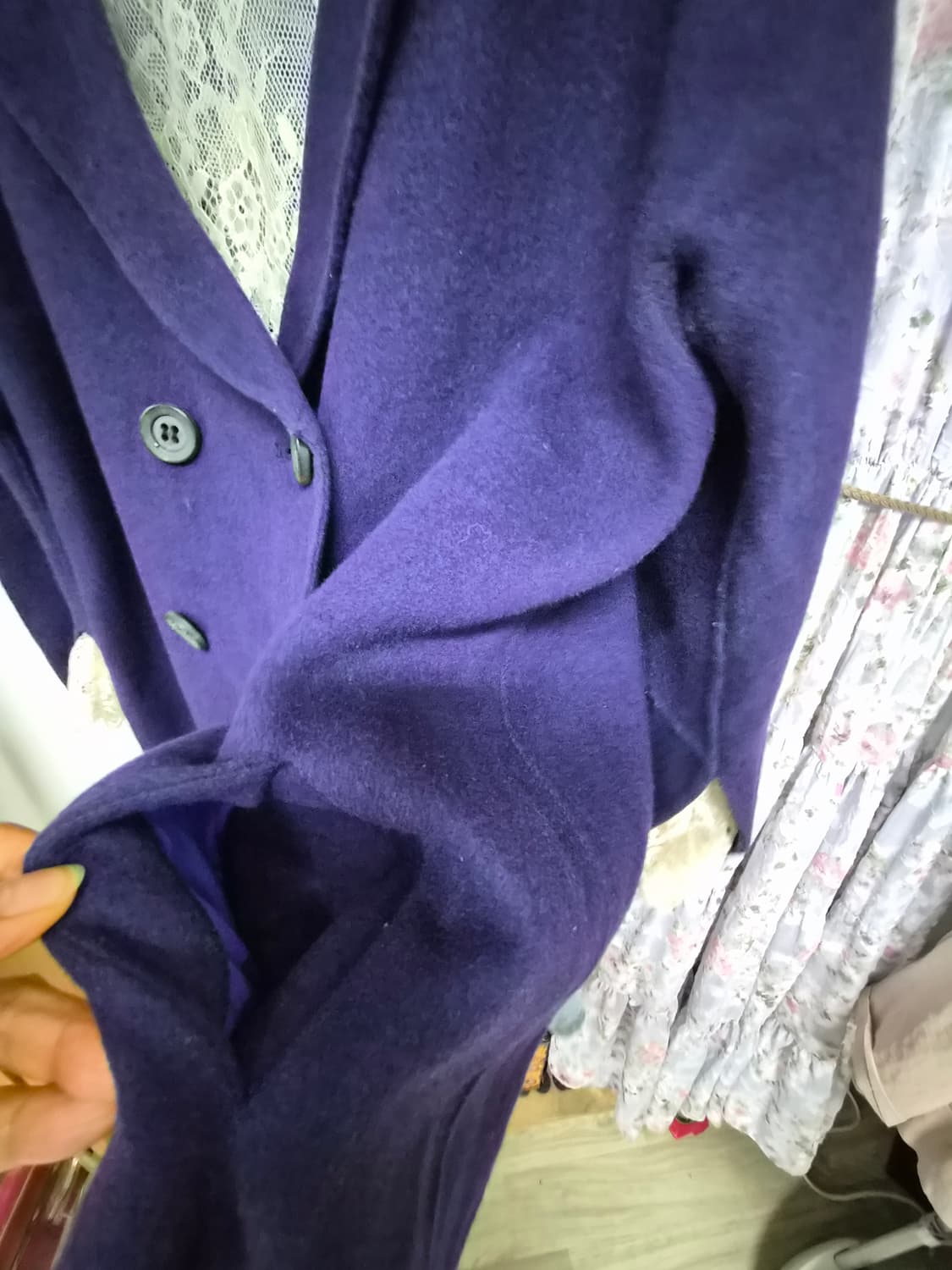 시스템  핸드메이드  코트 (Royal Purple) 상품이미지9