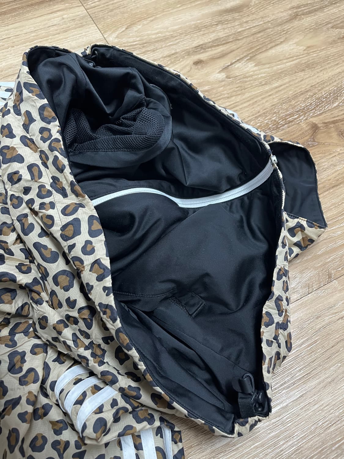 아디다스 리버시블 레오파드 져지/ 바람막이  상품이미지4