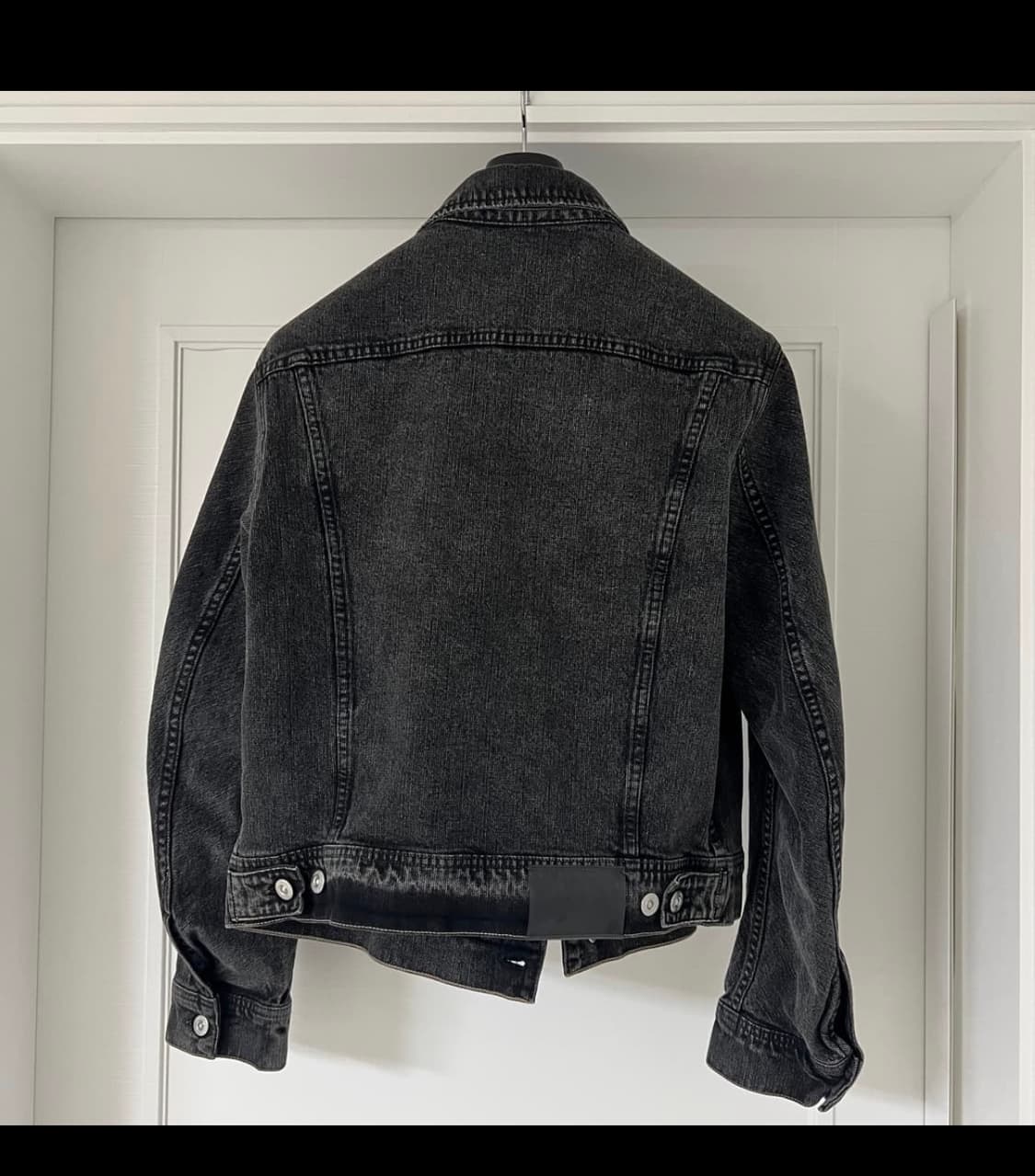 아워레가시 로데오데님자켓 블랙체인트월 46사이즈 상품이미지3