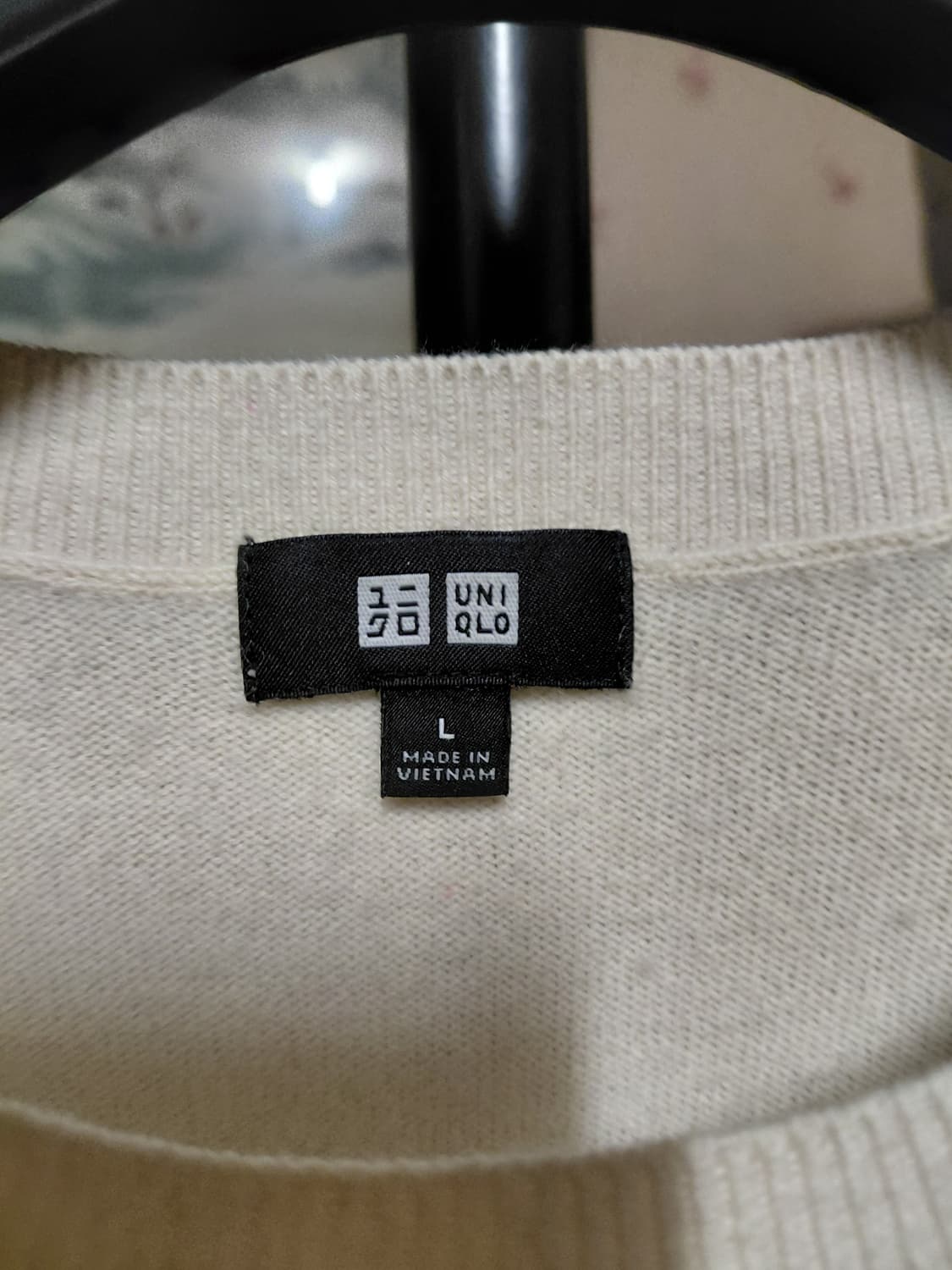 [유니클로]캐시미어100 라운드넥 니트 L(100)사이즈 상품이미지3