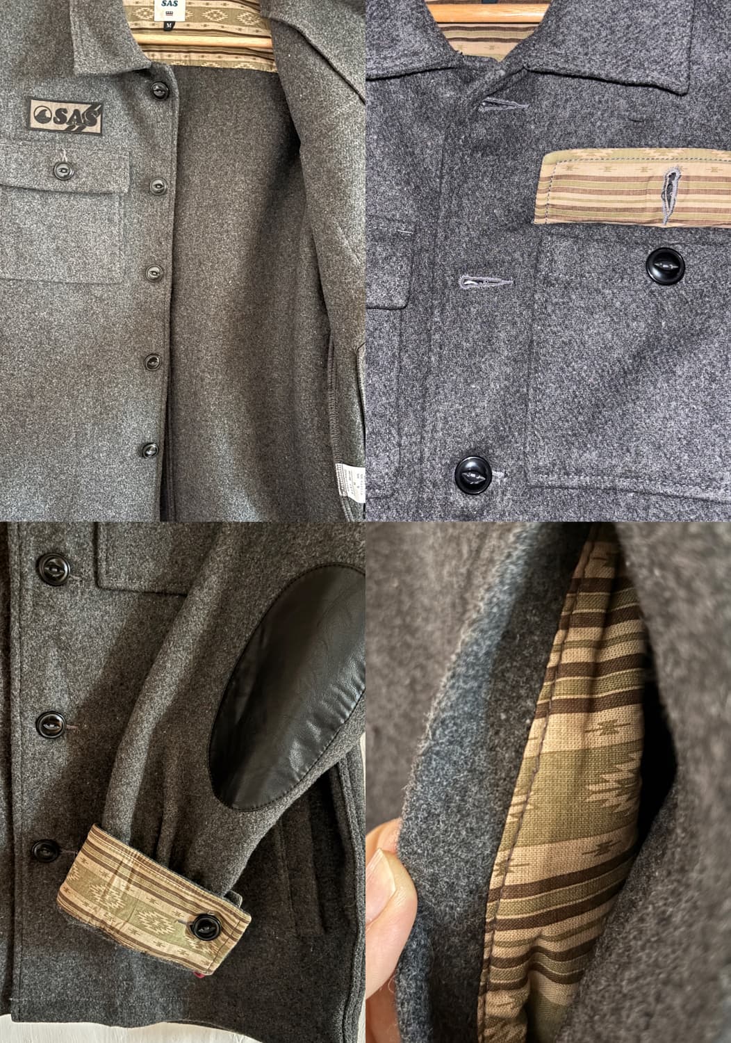 SAS 울 자켓 / Grey 상품이미지4