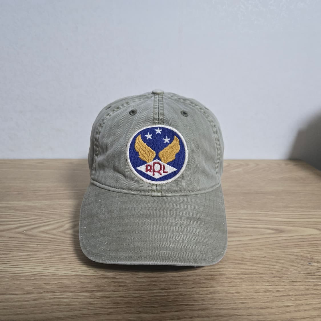 OS RRL 더블알엘 윙 볼캡 카키 상품이미지1