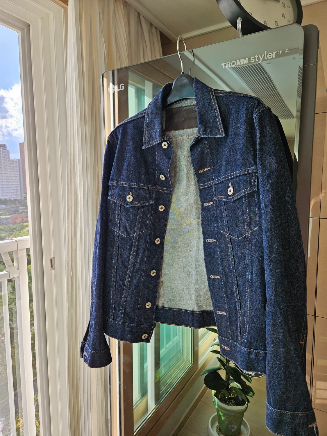 네이키드앤페이머스 11oz dry broken twill 데님자켓. M 상품이미지5