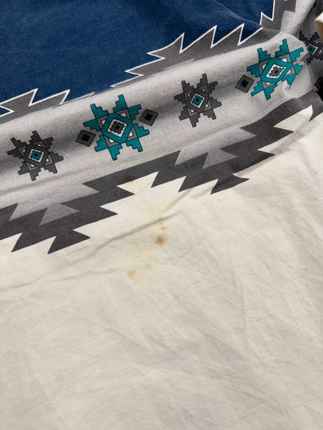 OS)BROIKS&DOWN 빈티지 나바호 패턴 투톤 셔츠 상품이미지8