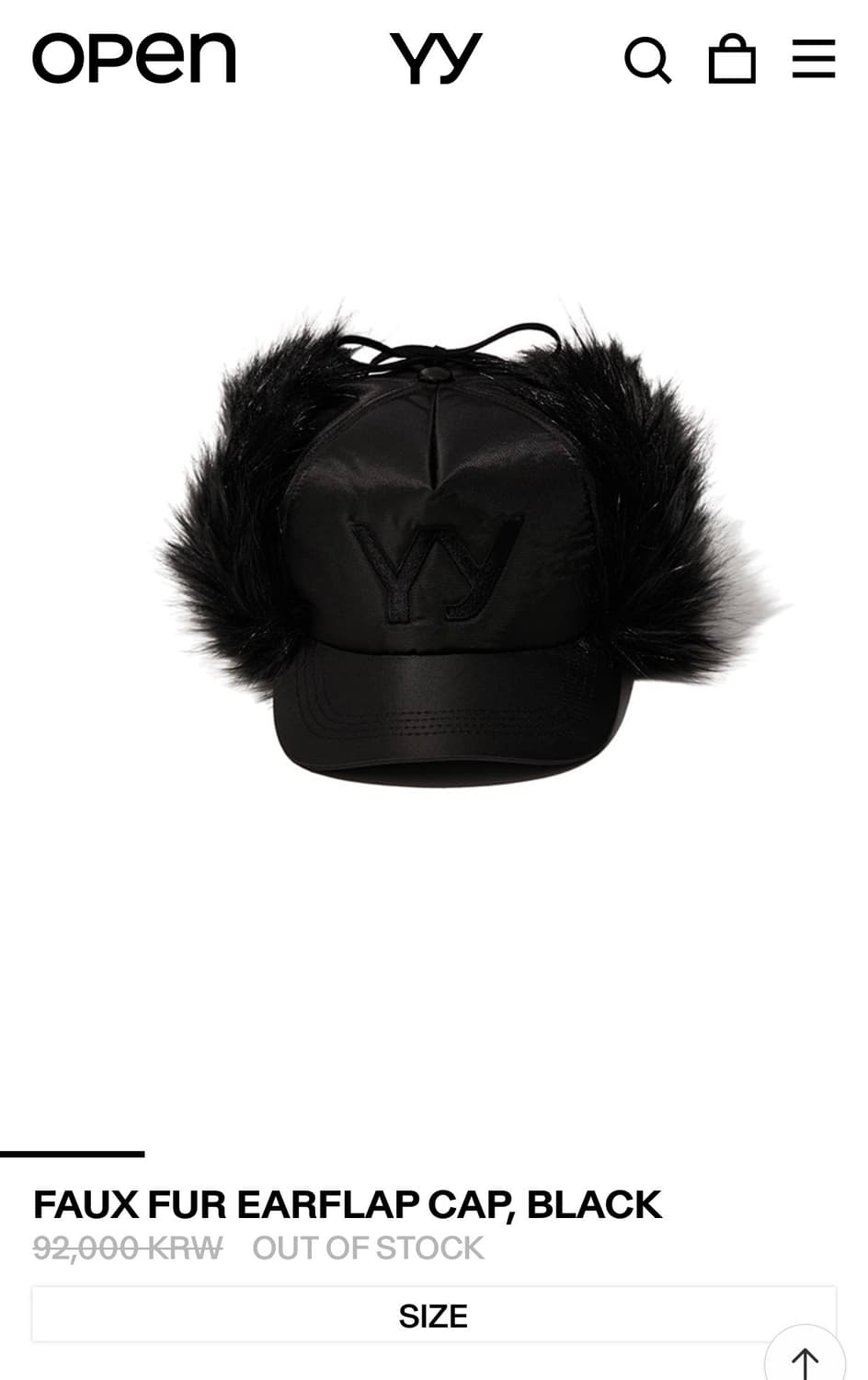 오픈와이와이 퍼 이어플랩 캡 ( 닝닝착용) 상품이미지2