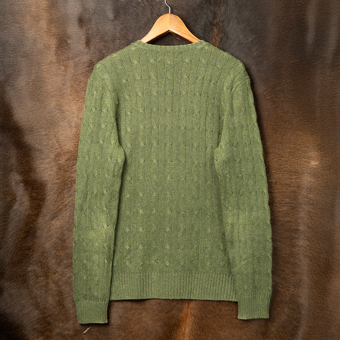 [105] 폴로 랄프로렌 100% 실크 브이넥 케이블 니트  상품이미지3