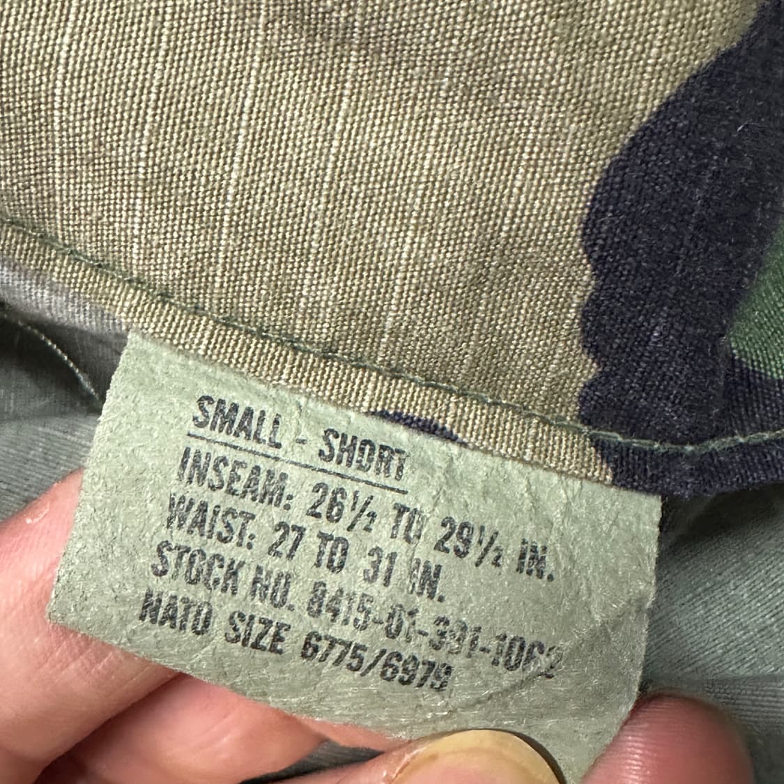 80s m65 우드랜드 밀리터리 팬츠 s 상품이미지4