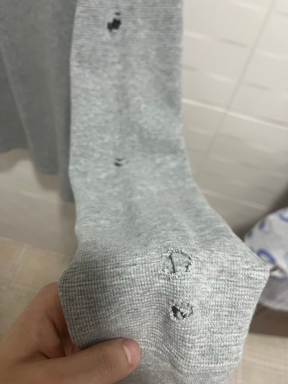폴로 데미지 와플 롱슬리브 상품이미지4