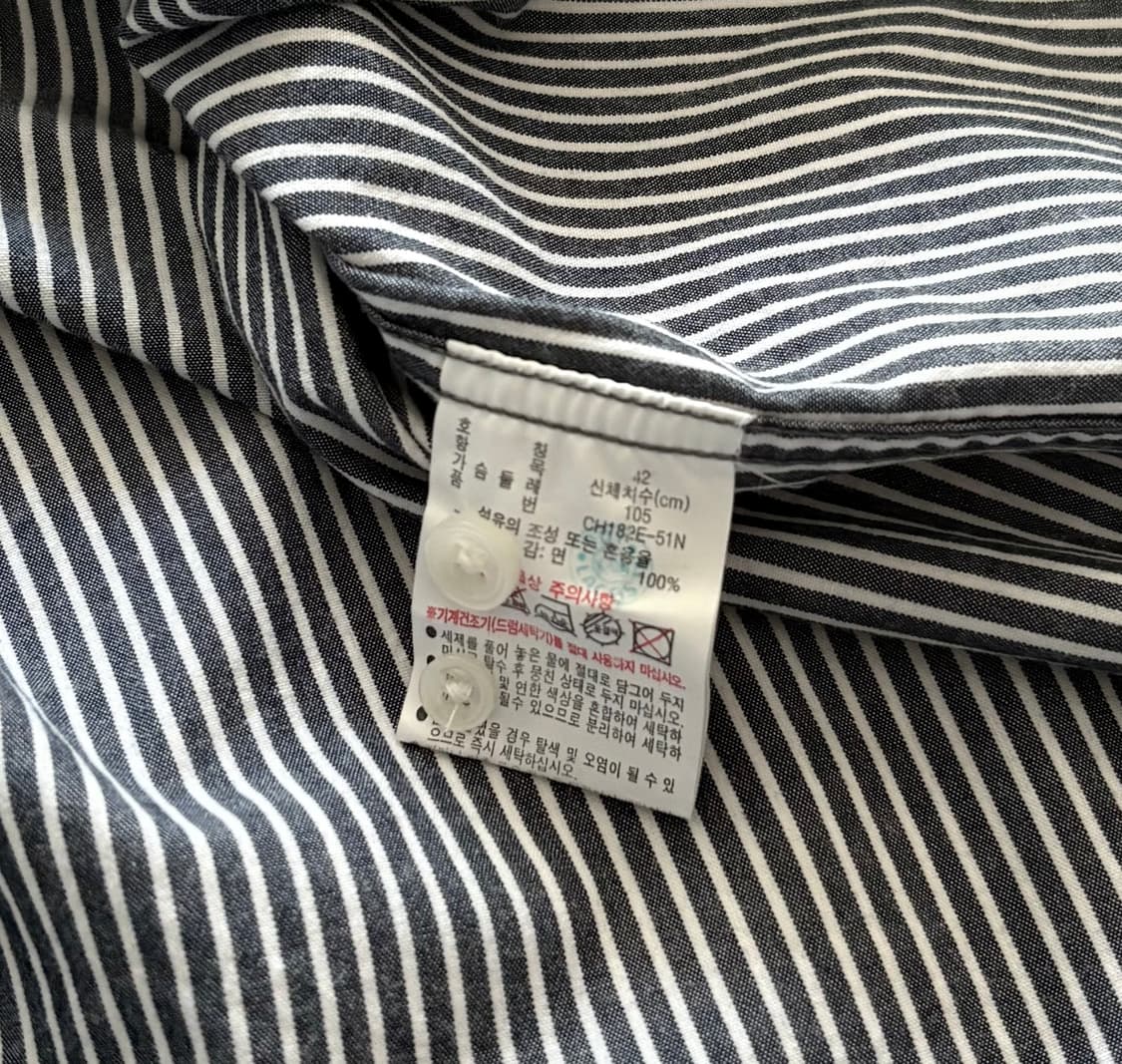 라코스테 스트라이프 셔츠 상품이미지5