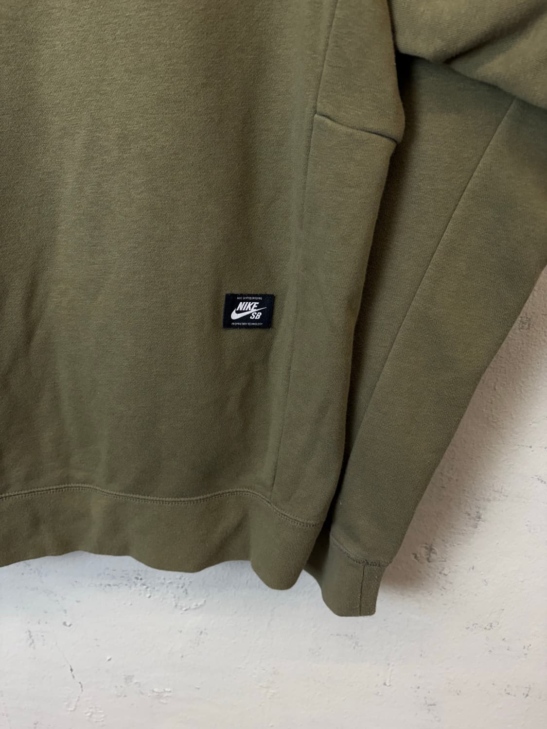 나이키SB 빅로고 카키 후드티 상품이미지4