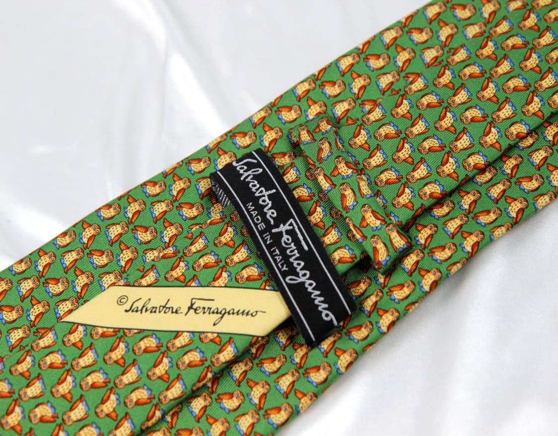 페라가모 9.4cm S등급 남자 명품 넥타이 상품이미지3