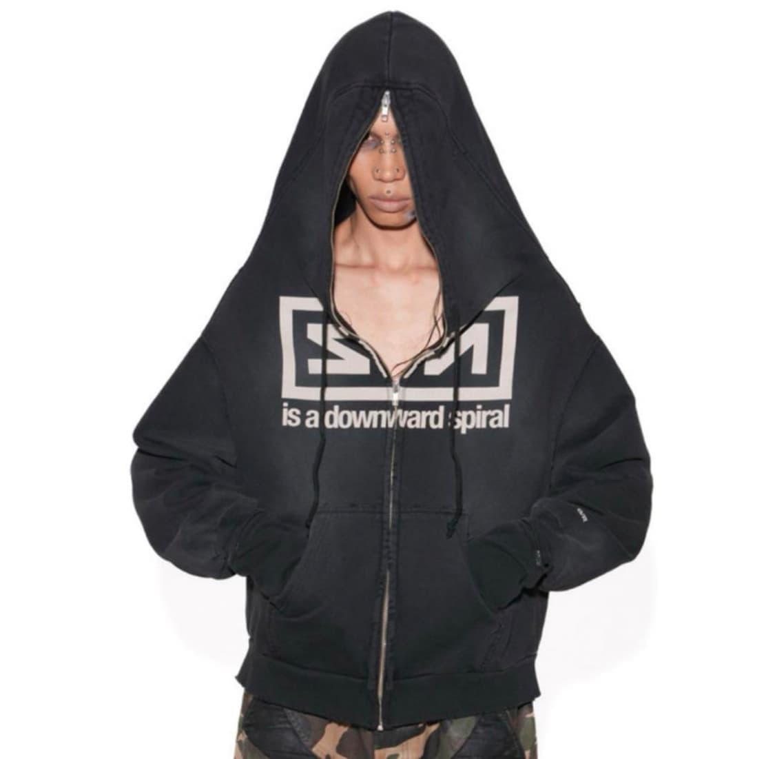 PROJECTGR 자이곤 후드집업 [BLACK,2] 상품이미지2