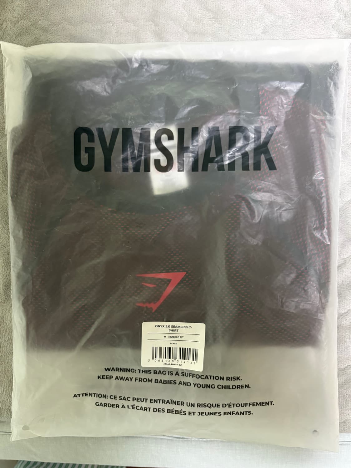 짐샤크 오닉스 레드 반팔M 최저가 상품이미지2