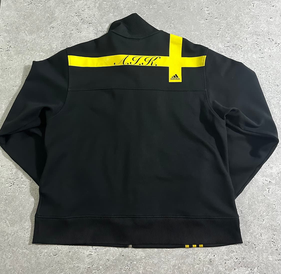 00s adidas 스웨덴AIK  블랙 트랙탑 상품이미지3